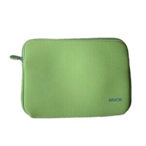 Arvok Multi Size 11 11.6 12 Inch Laptop Sleeve Pocket Case Lime Green Full Zip